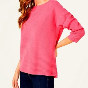 Style & Co Pink Ribbed Boatneck Sweater Size XL